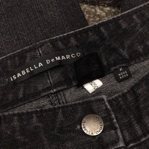 ) Isabella DeMarco Black Denim Jeans